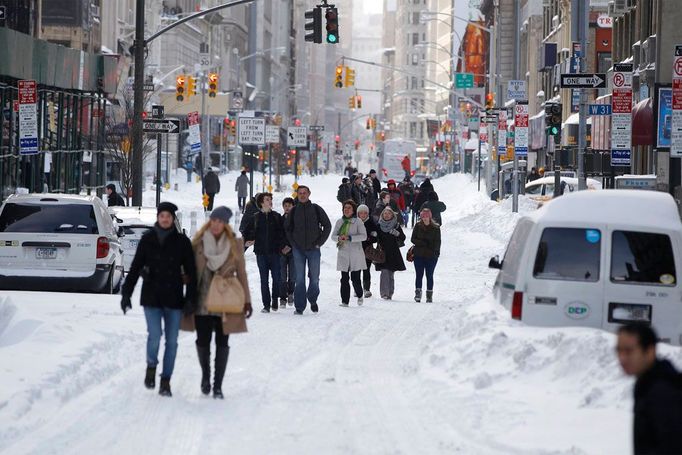 Broadway ve variantě, jak ji na Manhattanu neznají: Pro pěší, bez kolon žlutých taxíků.