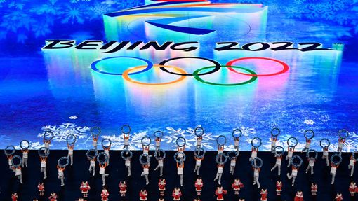 Zahajovací ceremoniál ZOH 2022 v Pekingu.