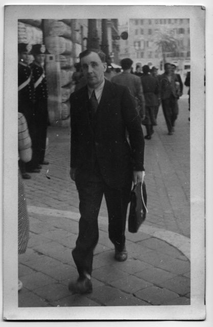 Karel Weirich v roce 1948 v Římě