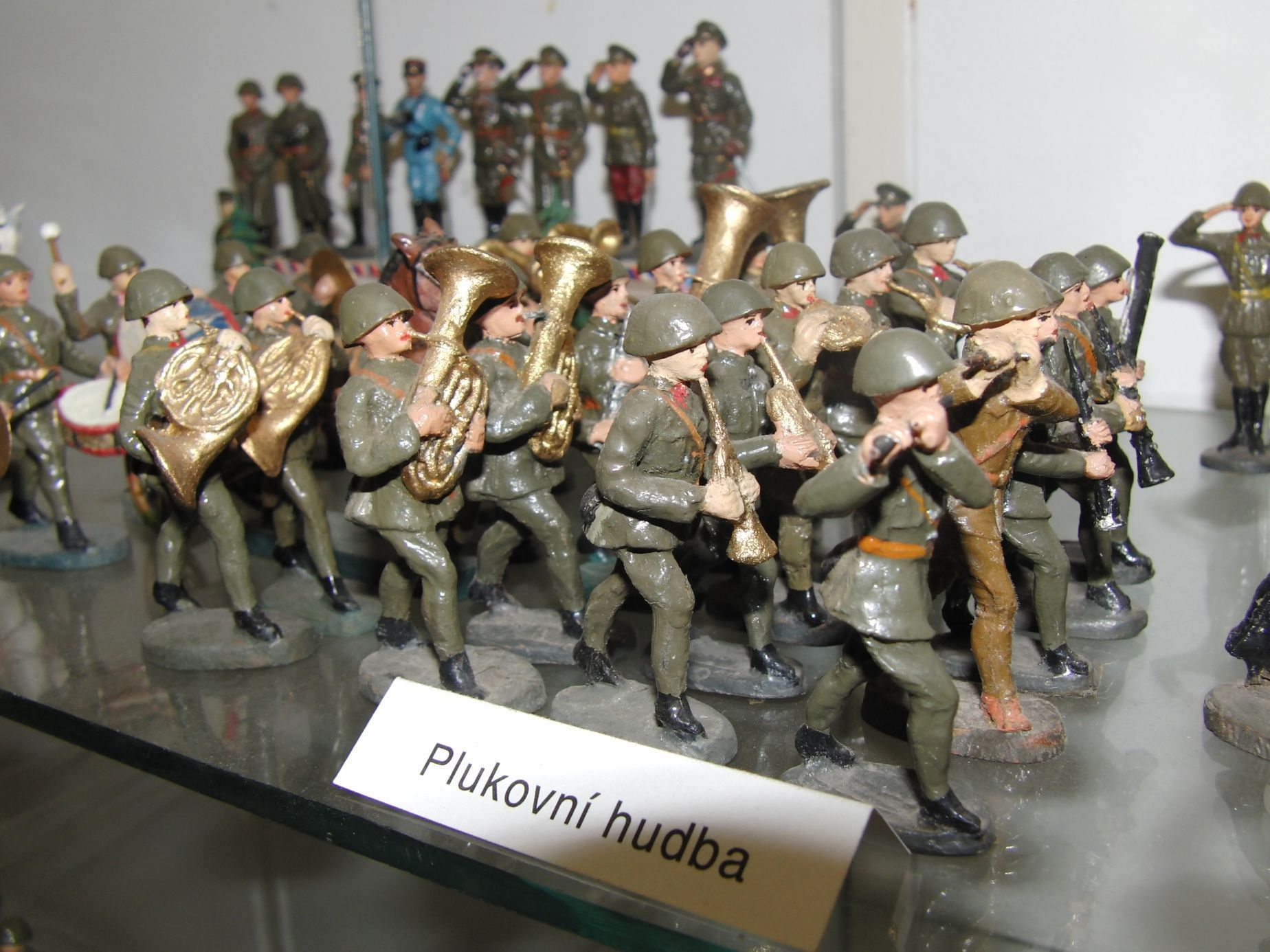 Vojáčci a modely vojenské techniky Lubora Šušlíka