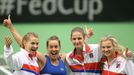 Fed Cup 2017: Barbora Strýcová, Karolína Plíšková, Kateřina Siniaková, Lucie Šafářová