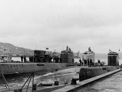 German submarine from World War II.