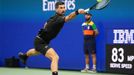 Novak Djokovič v utkání 3. kola US Open 2025
