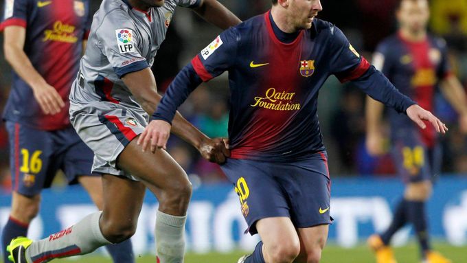 Podívejte se, jak Lionel Messi čtyřmi góly potupil ve španělské lize Osasunu.