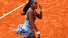 Coco Gauffová ve finále French Open 2025