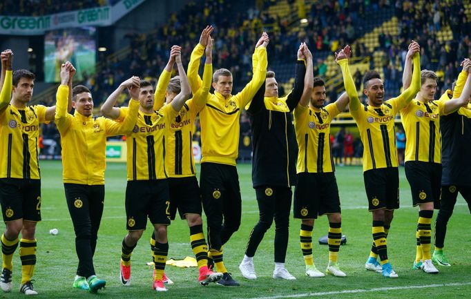 Radost fotbalistů Borussie Dortmund