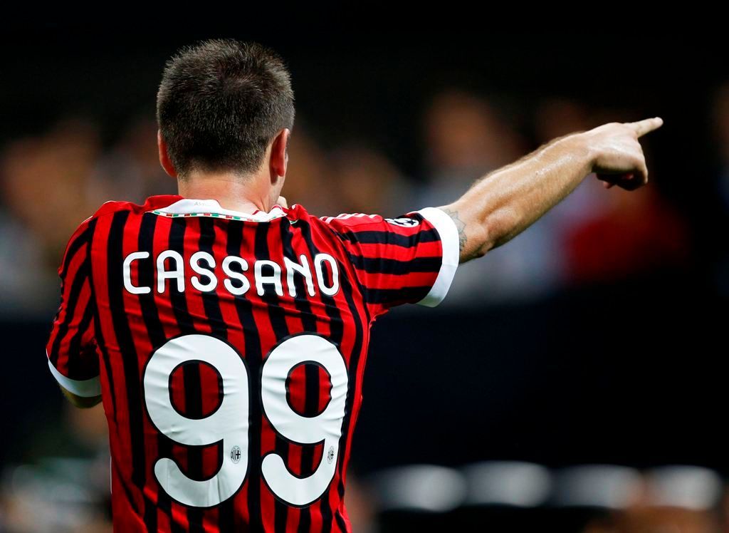AC Milán - Plzeň (Cassano)