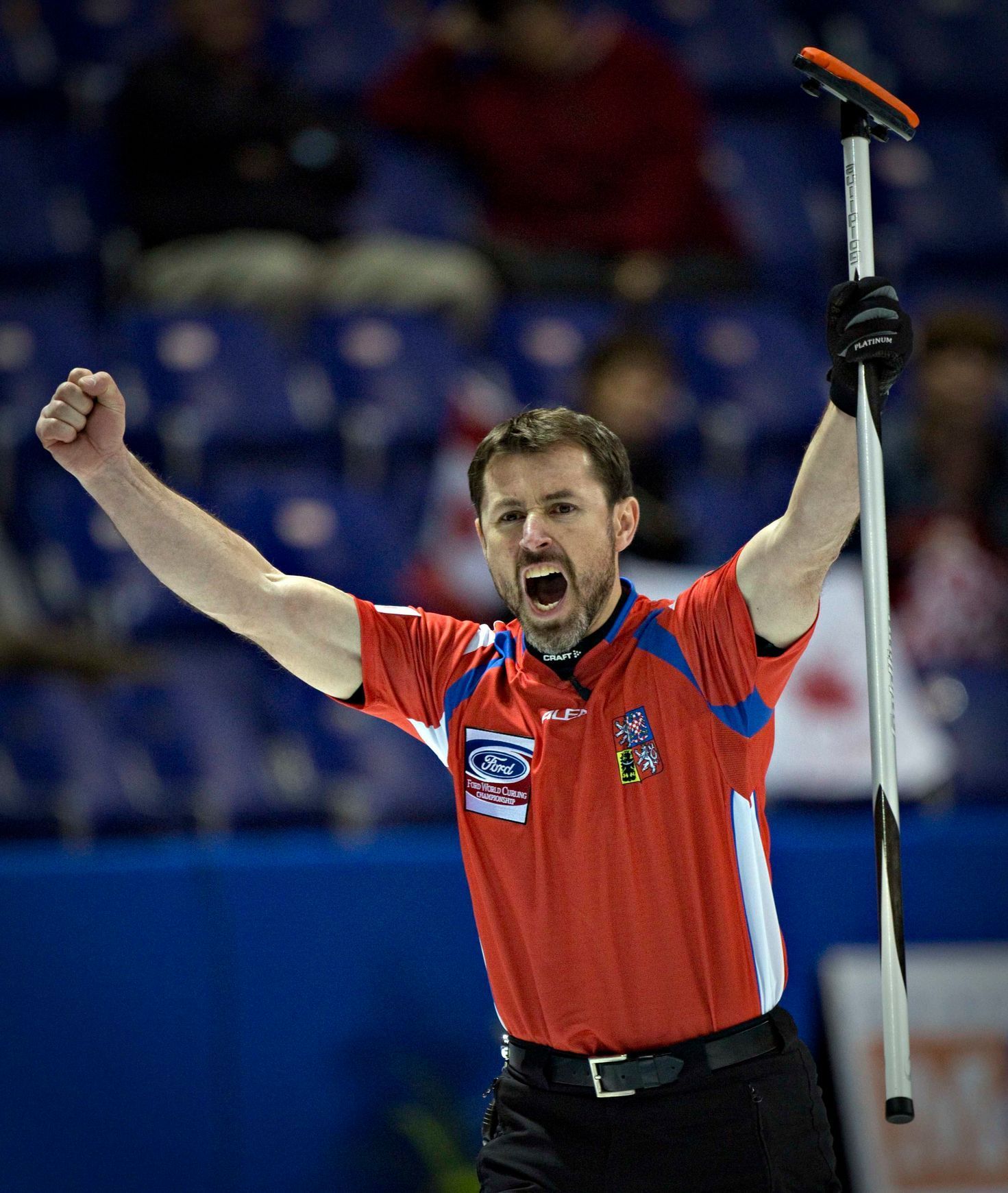 Jiří Snítil na MS v curlingu 2013