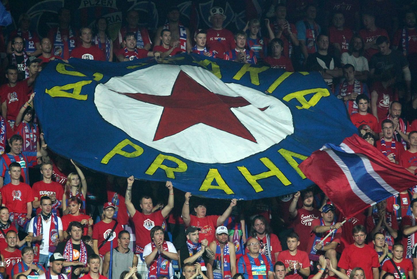 Fotbal, GL, Plzeň - Sparta: fanoušci Sparty