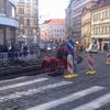 Uzavírka v Lazarské ulici