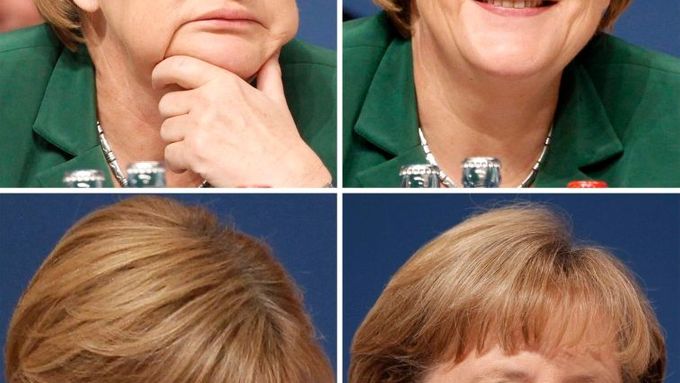 Emoce ve tváři německé kancléřky Angely Merkelové. Momentky z listopadu 2011.