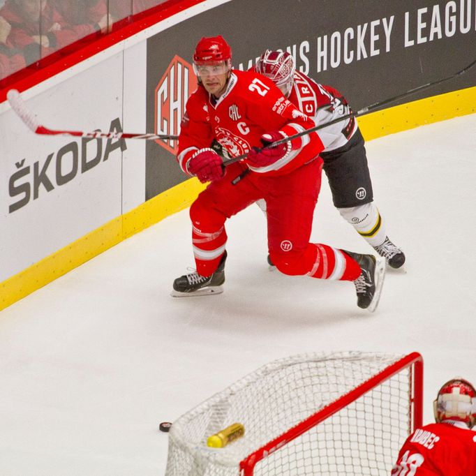 Champions Hockey League: Třinec vs Stavanger (Rostislav Klesla)