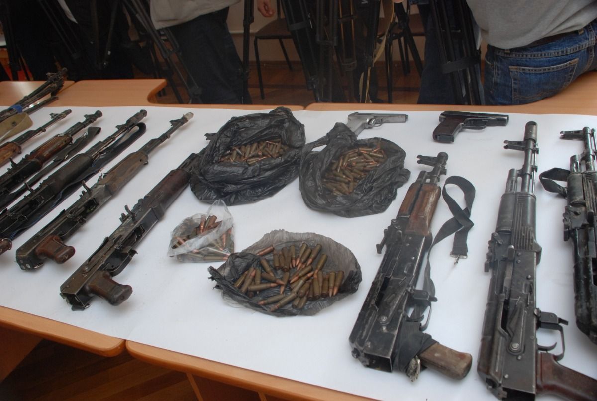 Zbraně, které patřily dagestánským teroristům
