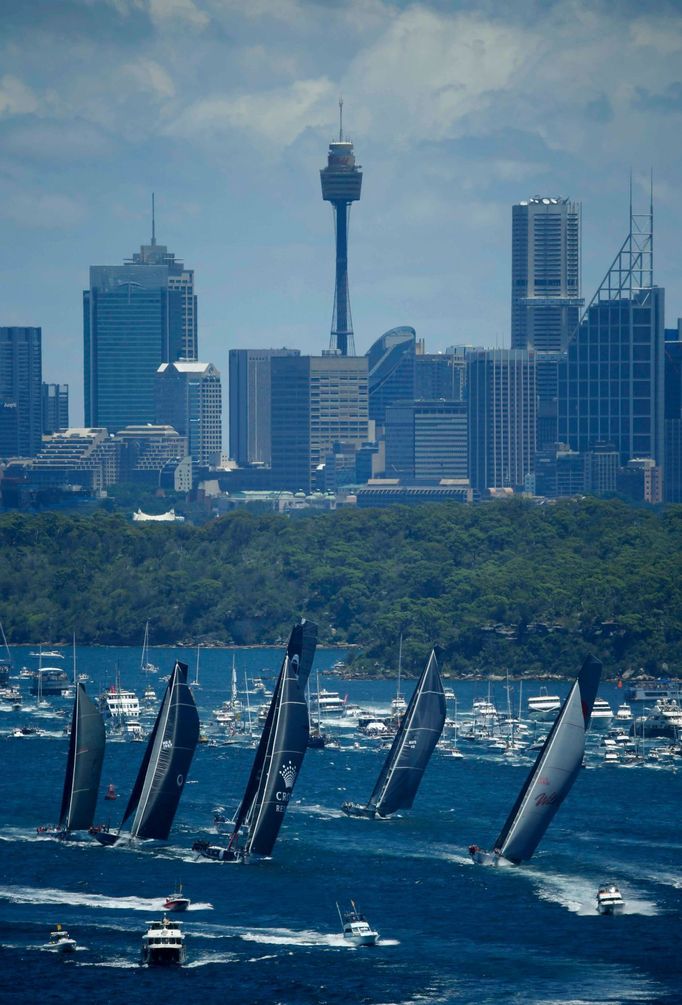 Jachting: start závodu Sydney - Hobart 2013