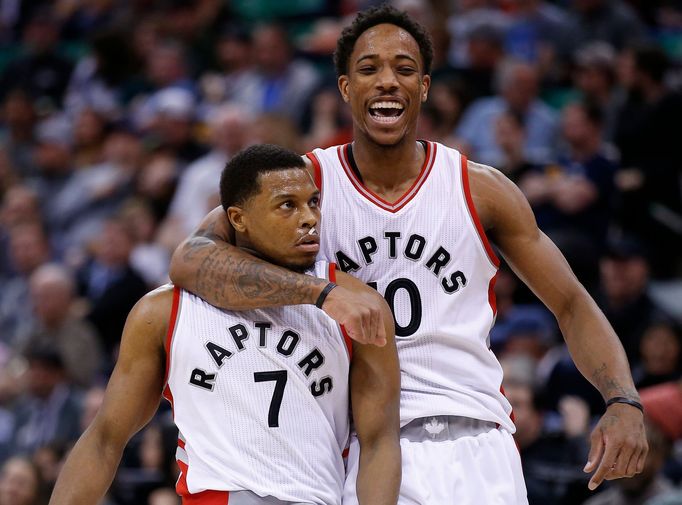 Kyle Lowry a DeMar DeRozan (Toronto Raptors)