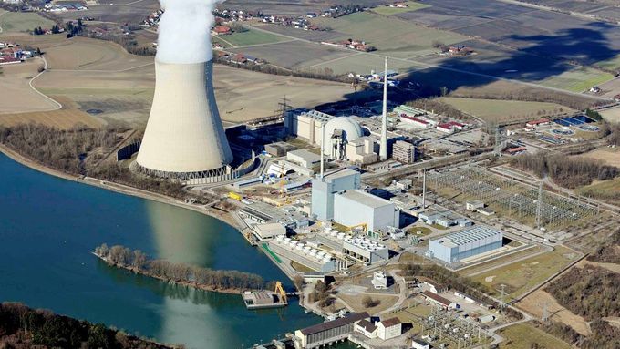 Německá jaderná elektrárna Isar. Ilustrační foto.