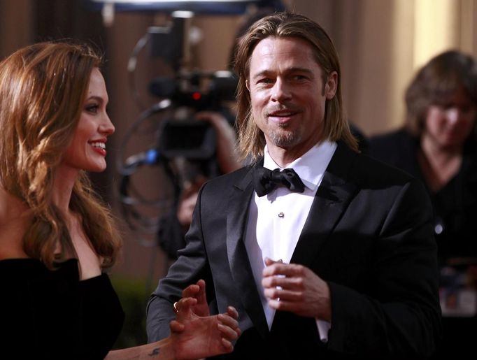 Oscar 2012 - Angelina Jolie a Brad Pitt