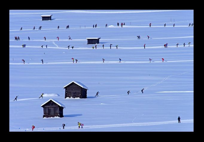 Cenu generálního partnera skupiny ČEZ získal MARTIN SIDORJÁK za sérii Dolomiten lauf 2013 - Běžecké mraveniště.