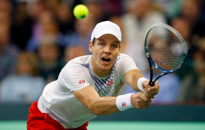 Davis Cup, finále Srbsko-ČR: Tomáš Berdych