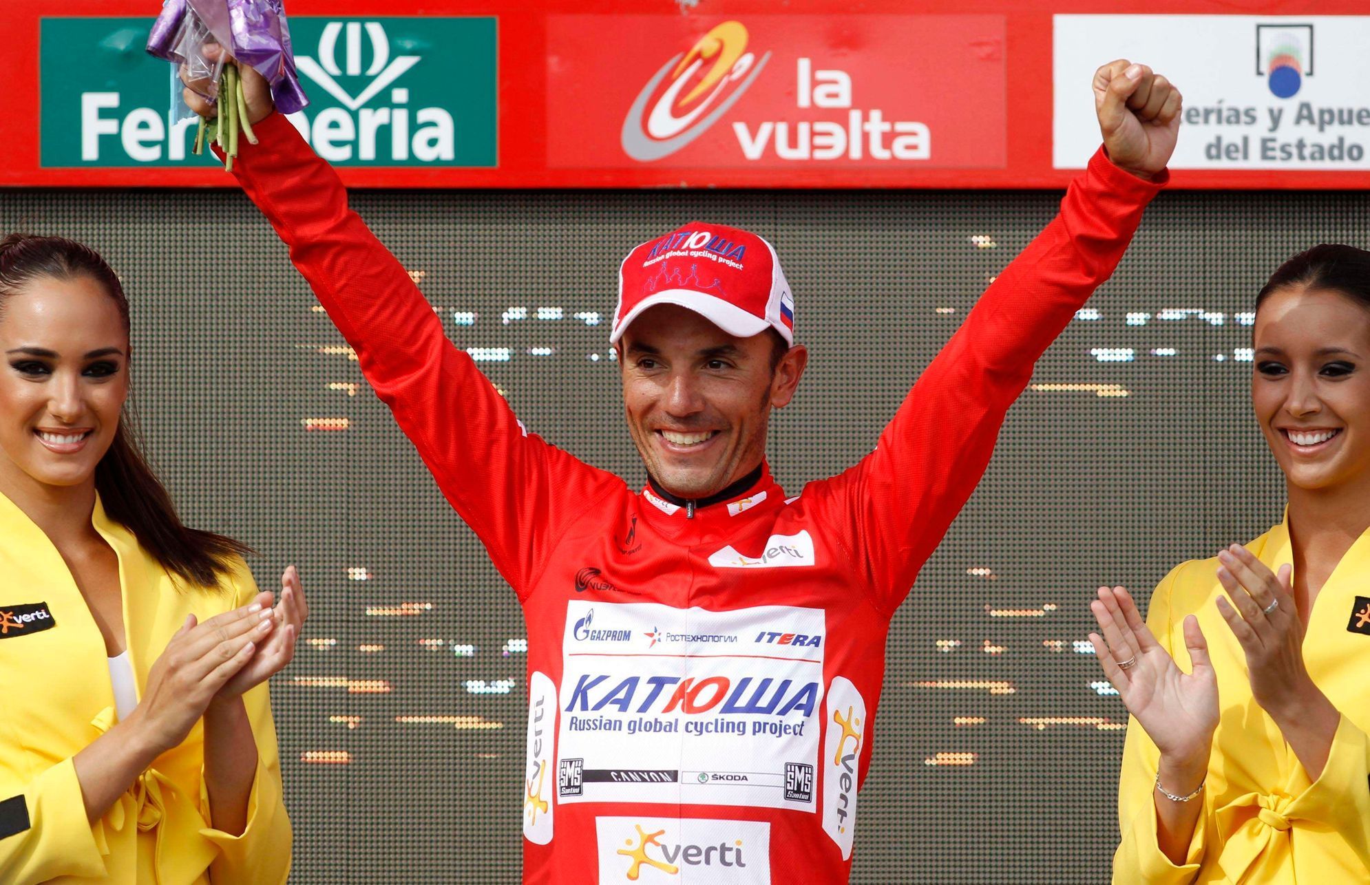 Joaquín Rodriguez slaví, také po 11. etapě je v čele Vuelty