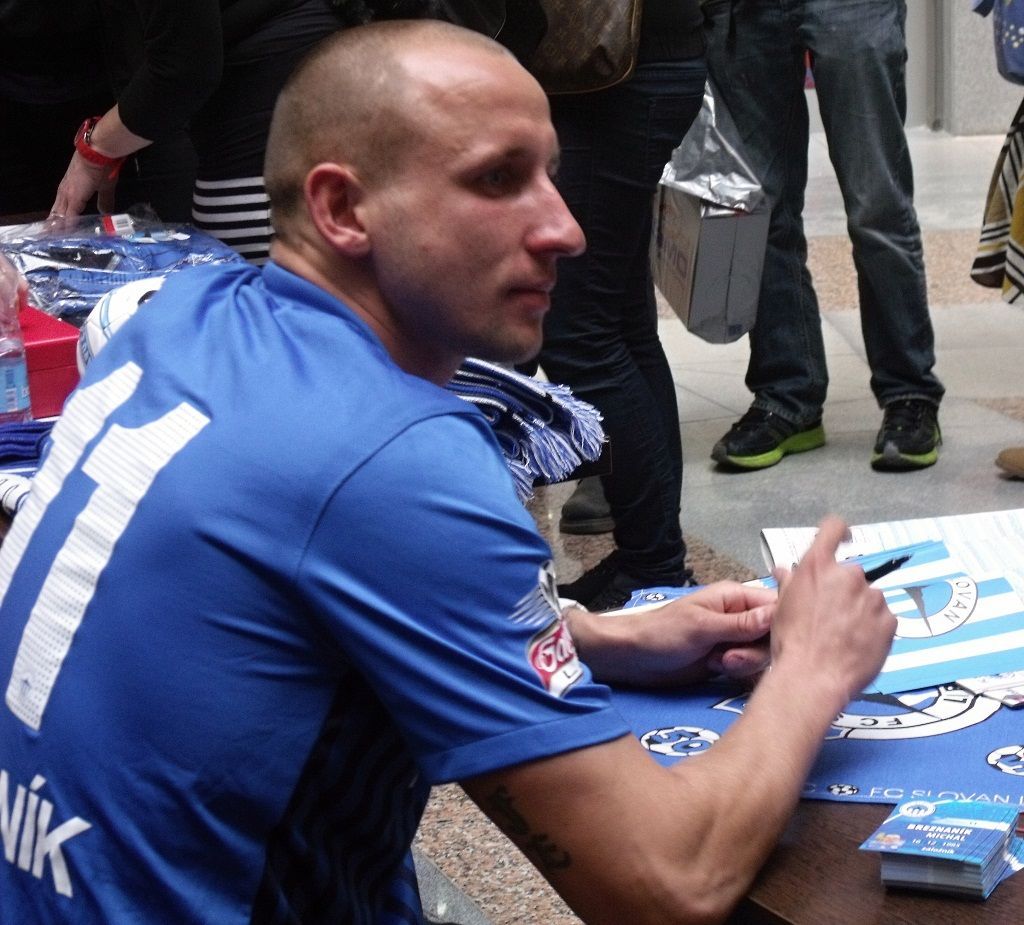 Slovan Liberec před zápasem se Spartou (Breznaník)