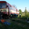 Vlak za sebou táhl osobní vůz čtvrt kilometru