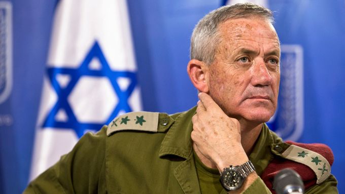 Benjamin Ganc v době, kdy působil jako náčelník generálního štábu izraelské armády.
