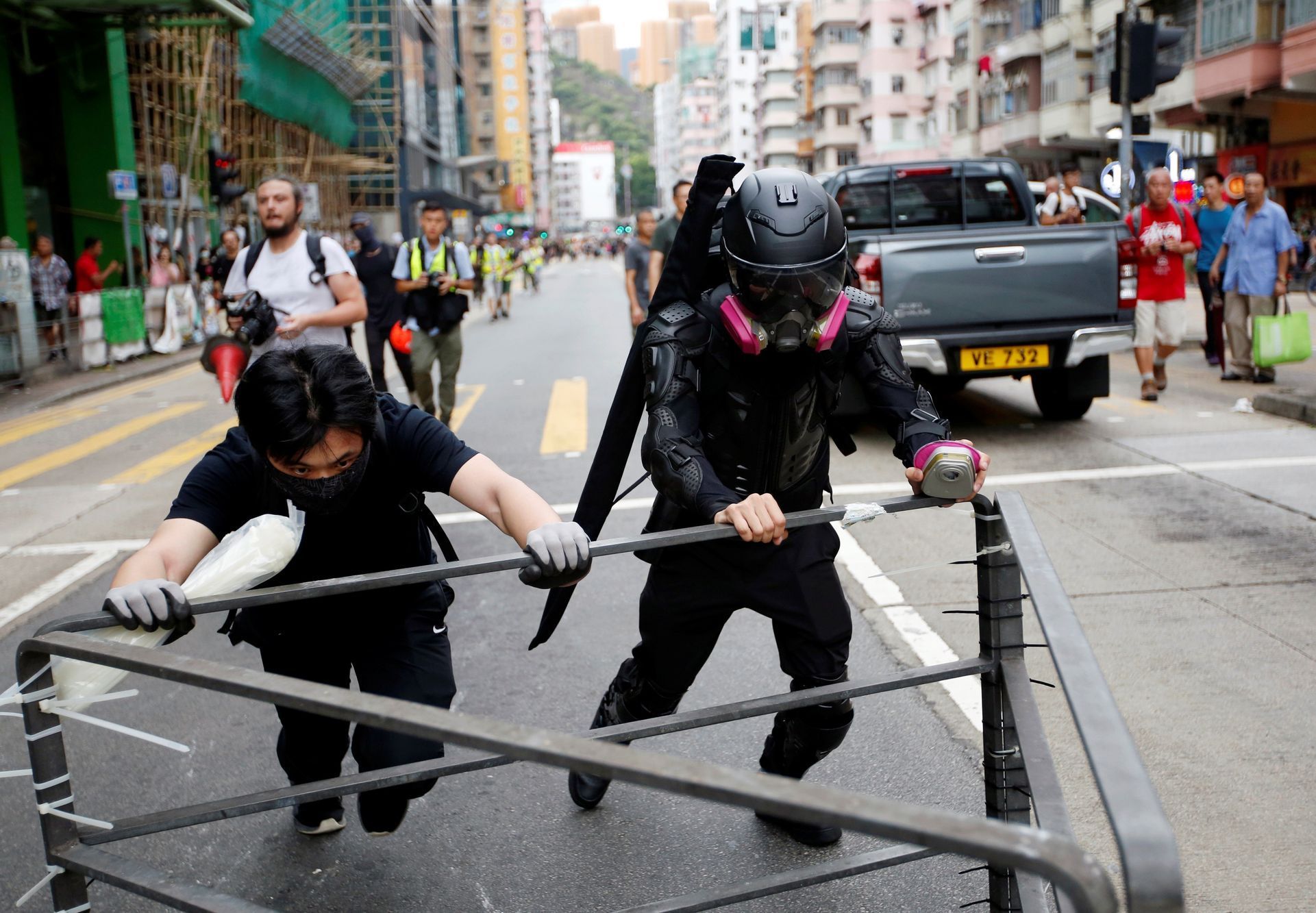 Demonstrace v Hongkongu, 21. a 22. 9. 2019