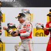 VC Maďarska: Vettel, Button, Alonso