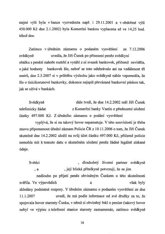 Usneseni o zastavení trestního stíhání - strana 16