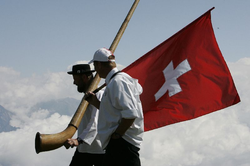 trubači ve Švýcarsku