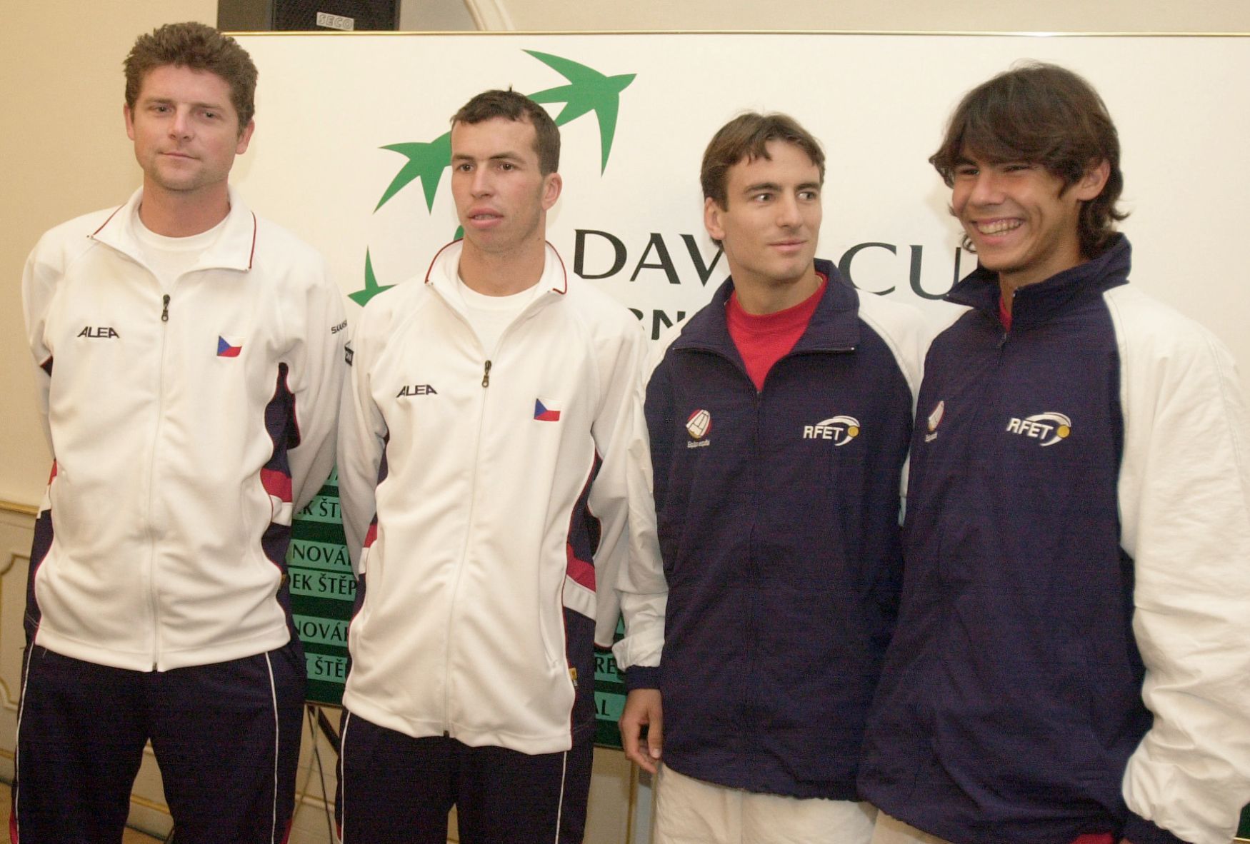 Davis Cup, Česká republika - Španělsko 2004 (Novák, Štěpánek, Robredo, Nadal)