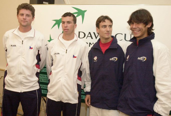 Davis Cup, Česká republika - Španělsko 2004 (Novák, Štěpánek, Robredo, Nadal)