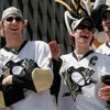 Hokejisté Pittsburghu při oslavách