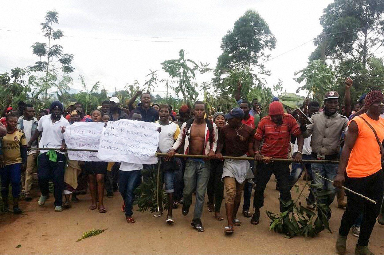 Protesty v Bamendě