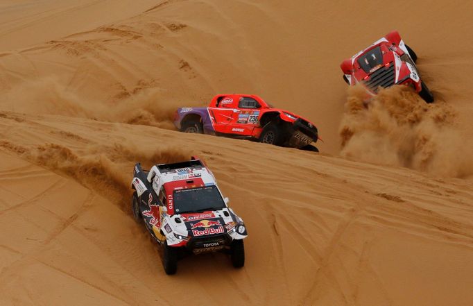8. etapa Rallye Dakar 2023: Násir Attíja, Toyota a Lucas Moraes, Toyota