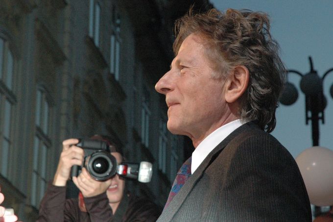 Roman Polanski při pražské světové premiéře filmu Oliver Twist v září 2005.