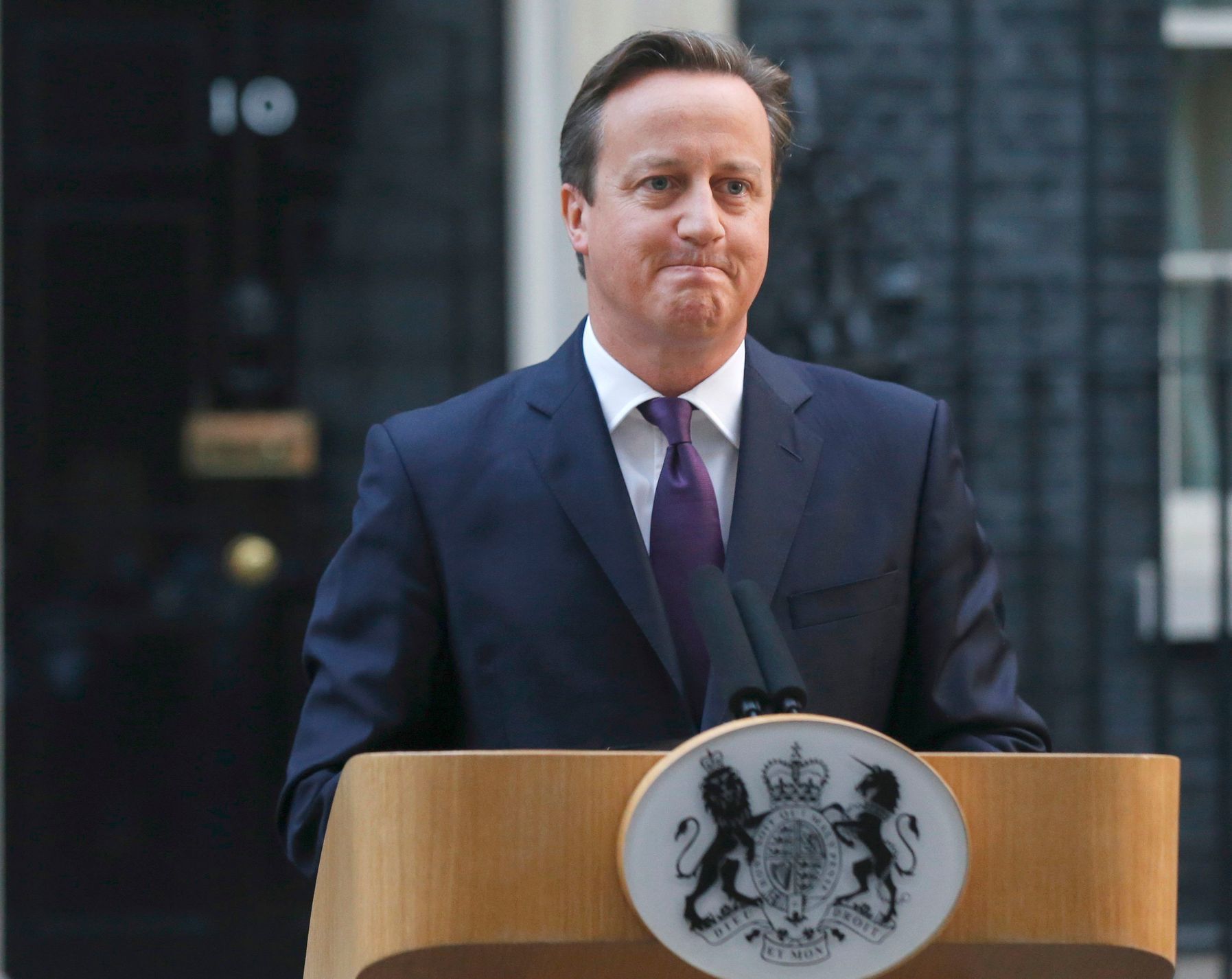 David Cameron reaguje na výsledky referenda o nezávislosti Skotska.