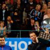Tomáš Berdych a Jo-Wilfried Tsonga ve finále turnaje ve Stockholmu