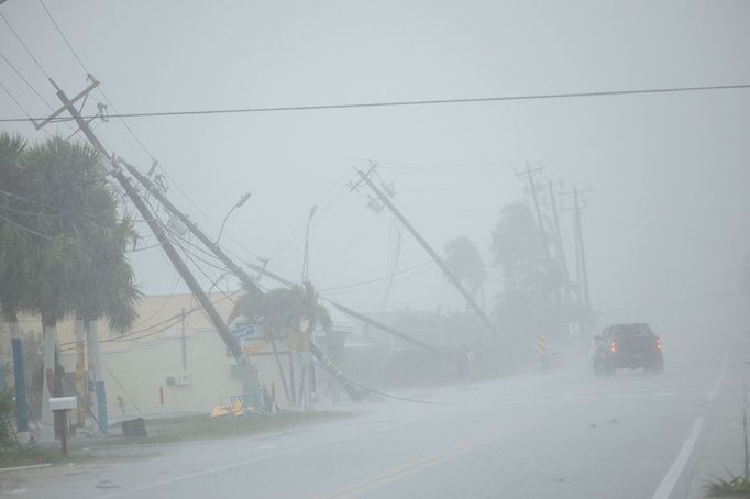 Hurikán Milton zasáhl americký stát Florida.