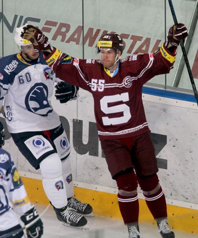 Sparta-Plzeň: Robert Sabolič slaví gól