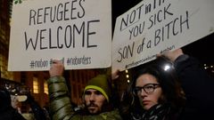 Americký prezident Donald Trump uvalil na mnoho muslimů zákaz přicestovat do USA