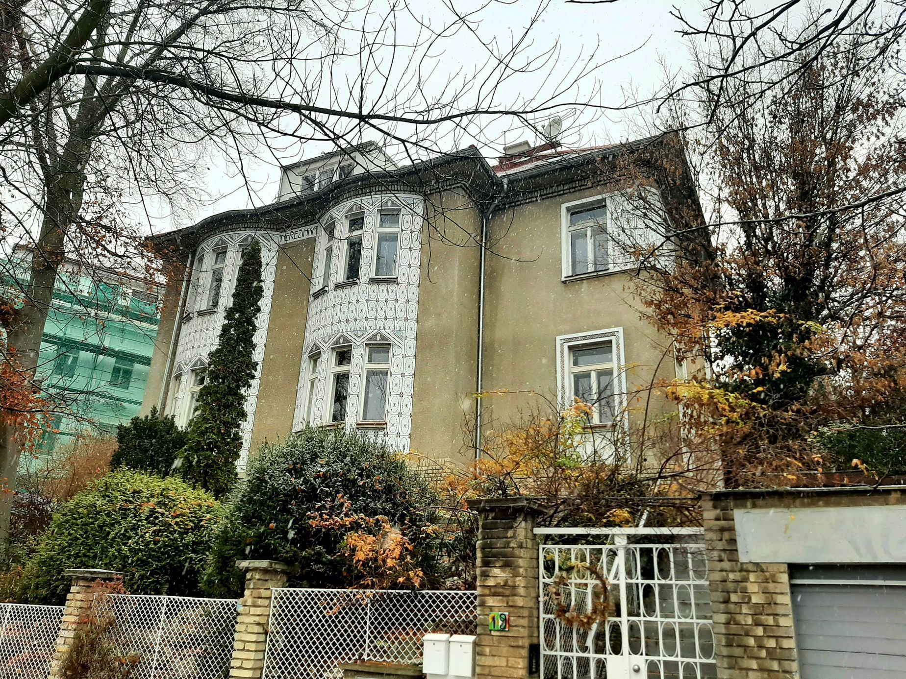 vila, Strahov, architektura