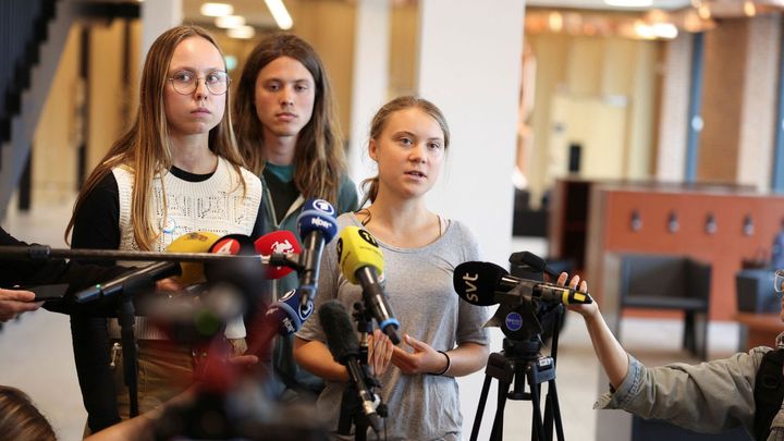 Thunbergová dostala u soudu pokutu za to, že odmítla poslechnout policii