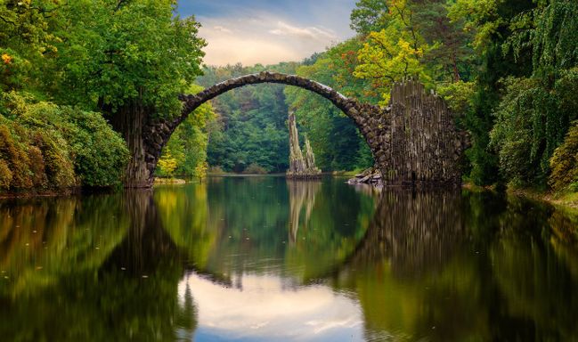 Devil's Bridge, Kromlau, Německo