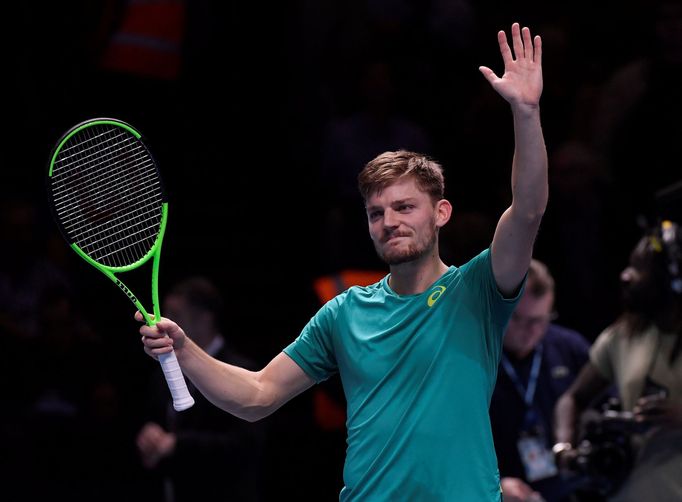 David Goffin na Turnaji mistrů