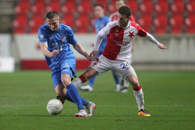 SL, Slavia-Baník: Muris Mešanovič - Filip Kaša