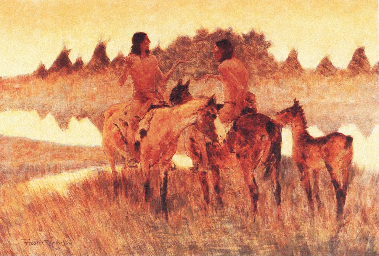 Jednorázové užití / Fotogalerie / Nádherné obrazy z Divokého západu od amerického malíře, který předběhl Zdeňka Buriana