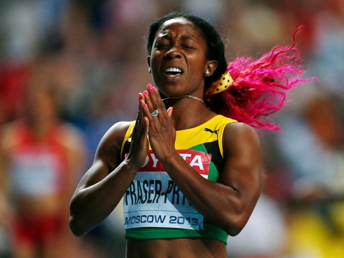 Shelley-Ann Fraser-Pryceová vyhrála na MS v Moskvě hladkou stovku