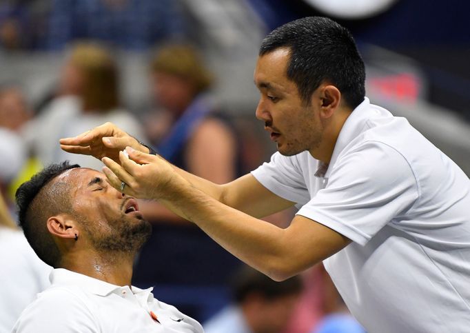 Nick Kyrgios na US Open 2019